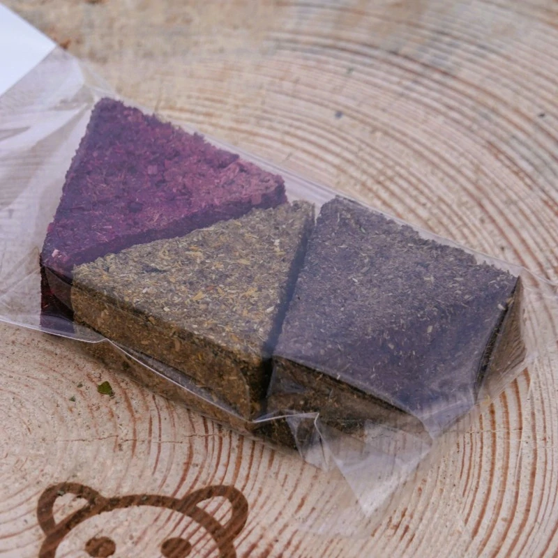 Trojúhelníčky - jitrocel, měsíček, ibišek