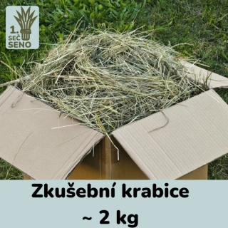 Zkušební krabice sena - cca 2 kg