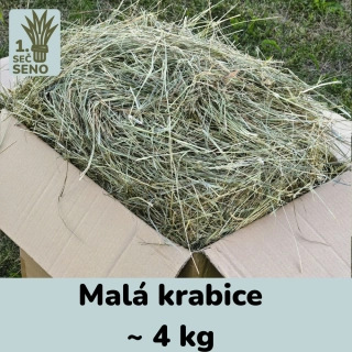 Malá krabice plná sena - cca 4 kg